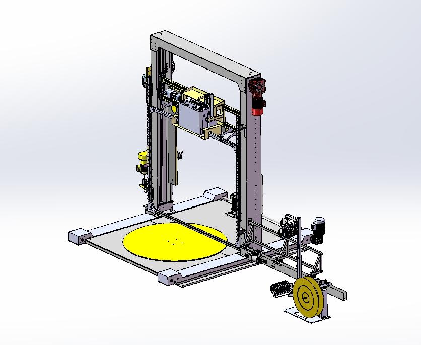 缠绕打包一体机